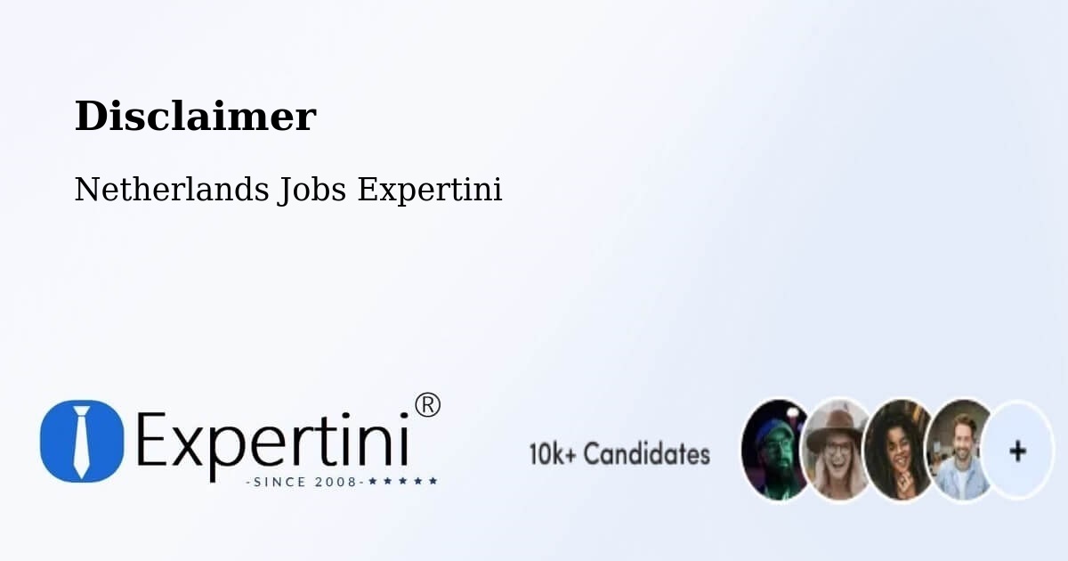 Disclaimer – Vuren - Netherlands Jobs Expertini